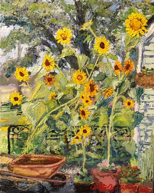 Tipsy Sunflowers
