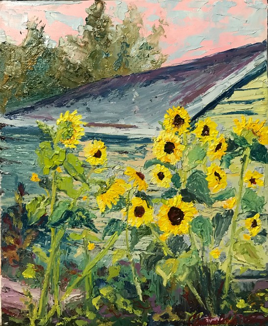 Sunflower Garden 8 x 10 